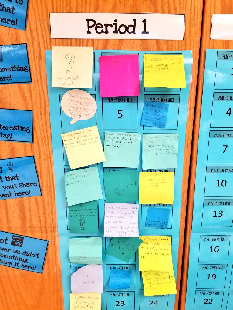 TeachmrsT's tweet photo. No photos of the kiddos in action, but they had such thoughtful and articulate responses in our @KaganOnline Four Corners Classbuilder today that I had to share! #mccallchat #kagan #classbuilder https://t.co/TarFVs9k6h