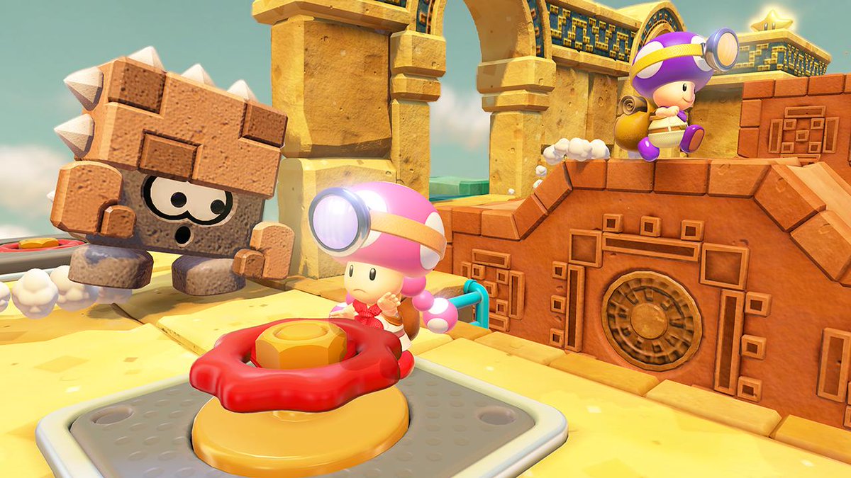 Nintendo Of America Purple Captain Toad Is Ready For Two Player Partner Adventure For Every Level In Captaintoad Treasure Tracker Captain Toad Toadette Can Also Team Up In The New Dlc