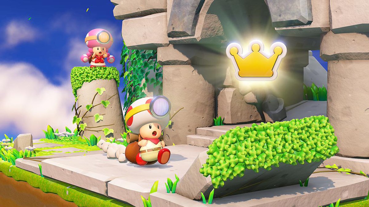 Nintendo Of America Purple Captain Toad Is Ready For Two Player Partner Adventure For Every Level In Captaintoad Treasure Tracker Captain Toad Toadette Can Also Team Up In The New Dlc