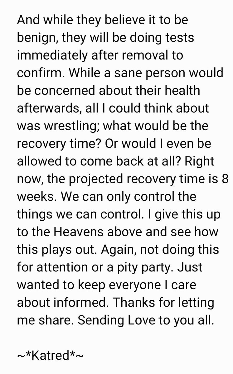 ClockworkKATRED's tweet photo. Please read 💜

P.S. If anything happens to me, you get my collection of Renaissance Faire weapons and cat lady magnets https://t.co/FuDowsLld0