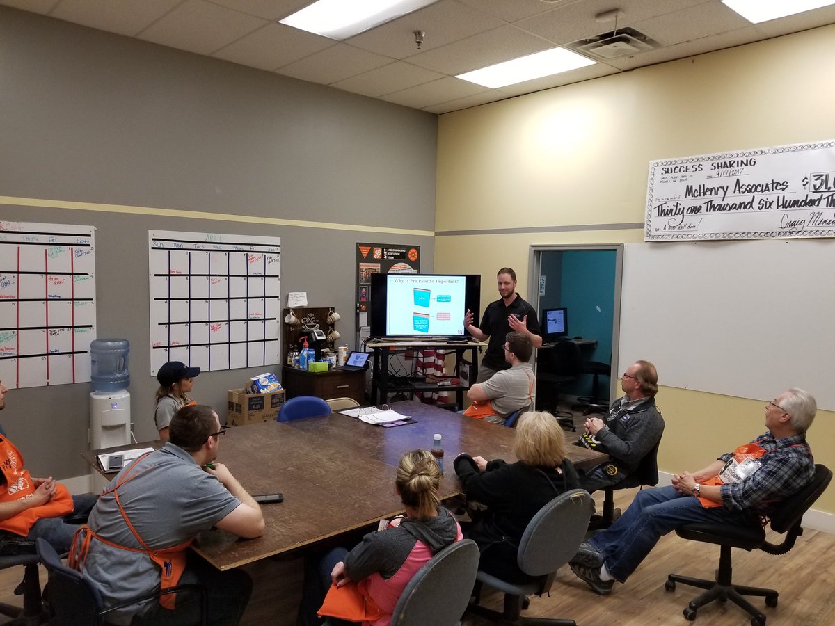 tony_hd_1920's tweet image. Thanks to our @BehrPaint reps for coming out and sharing product knowledge around PRO! @caseyo_behr @hdGeri1969 @BrianLyonsHD