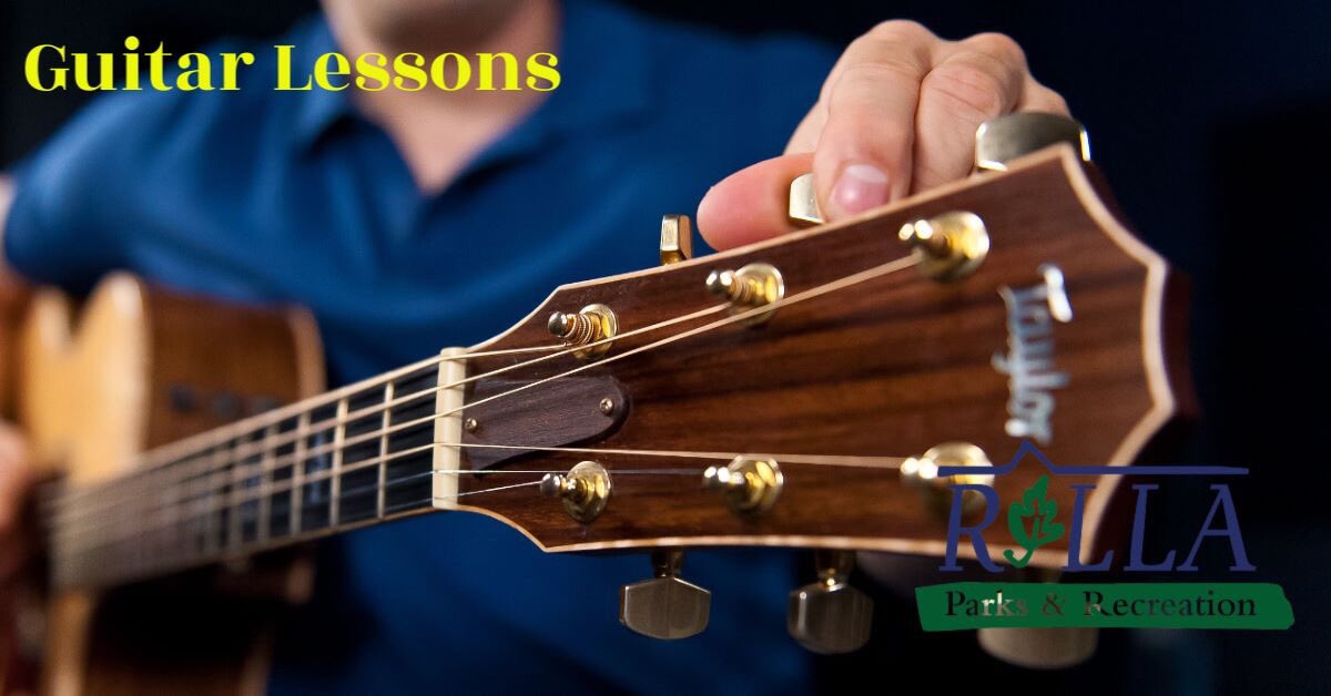 RollaParksMO's tweet photo. We are excited to offer two new guitar classes with our new instructor Alex Kickbusch! Alex is a Jr at S &amp; T &amp; has been playing a variety of guitars for over 6 years. These classes start Apr 6 for six-weeks. More info is on https://t.co/K42iWYQGYJ. #rollamoparks https://t.co/vxT0ljJBFW