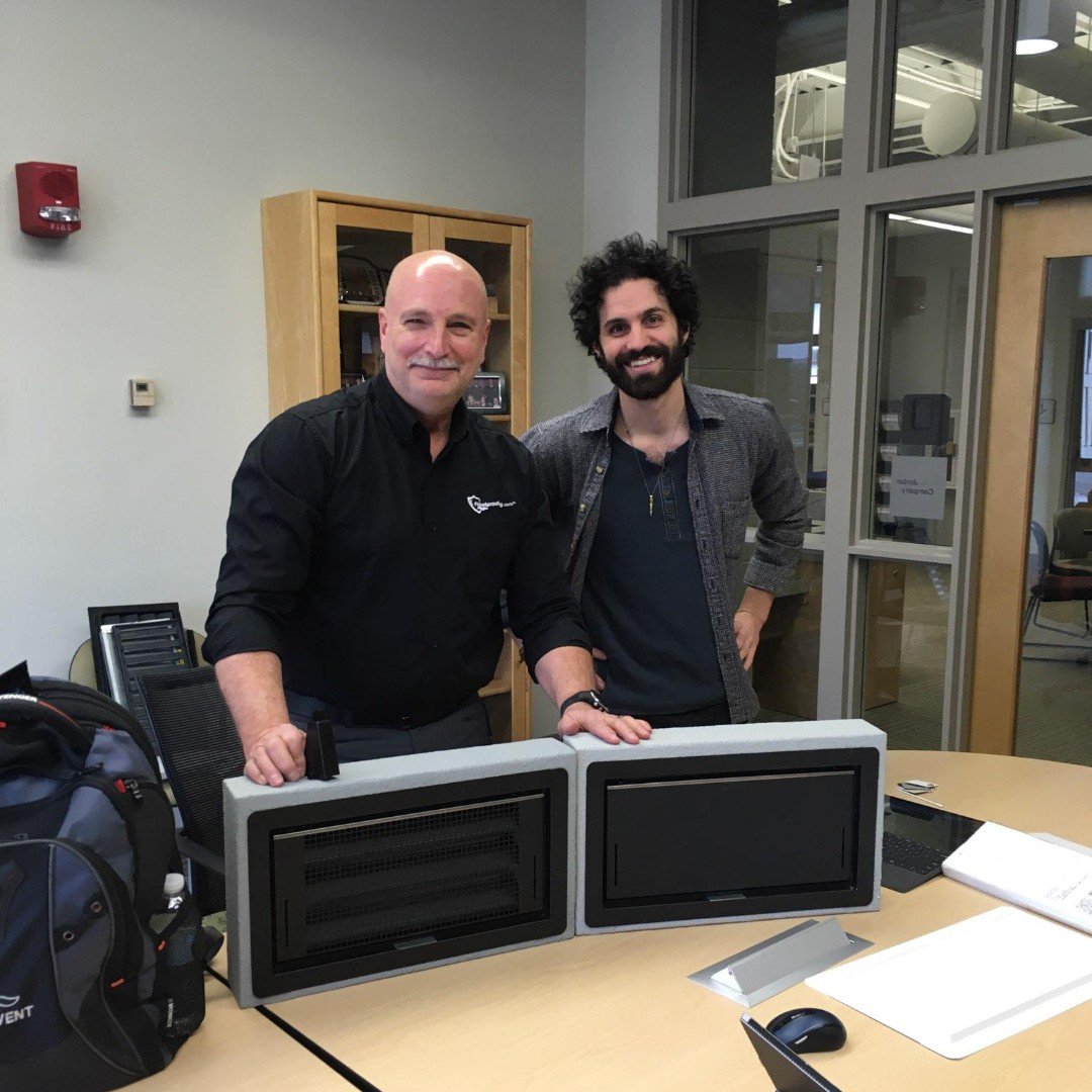 treeha_us's tweet photo. Great to meet with Kurt Luecke from Floodproofing(dot)com to discuss our #resilience #strategy and their #SmartVent line of products. Even though our site is outside Zone A we can still do some simple things to mitigate #flood #risks for #TreeHAUS. #SolarDecathlonDesign. https://t.co/GyCUD8bviL