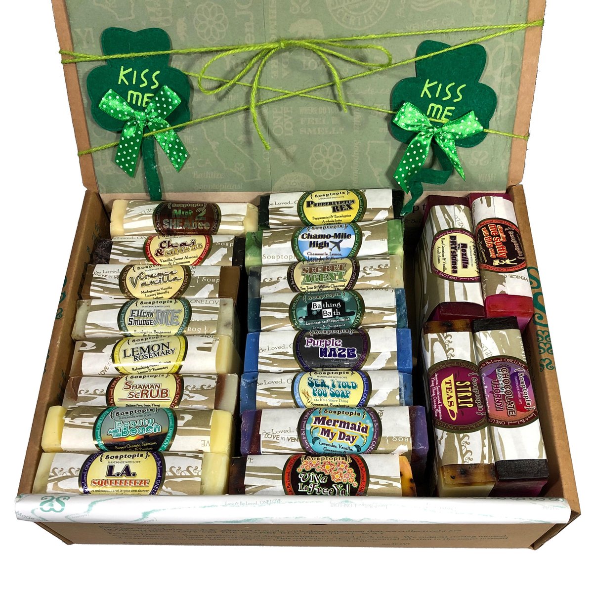 Soaptopia's tweet image. St Patrick's Day Giveaway!! 🎉🎉 - All you have to do for a chance to win is Like this photo, Follow @soaptopia &amp;amp; tag a friend! 
Winner Will Be Announced On St Patrick's day!  🍀🍀🍀