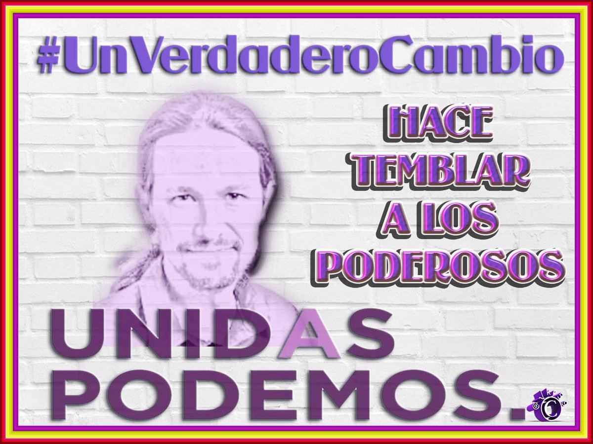 Txus2602's tweet photo. #UnVerdaderoCambio Que no nos engañen las falsas izquierdas. El @PSOE no es socialista ni izquierda. Solo @ahorapodemos mira x los derechos dl pueblo
#SiSePuede #UnidasPodemos #YoVotoUnidasPodemos 
💜💜💜 ❤💛💜 https://t.co/02ZUBb0wRA