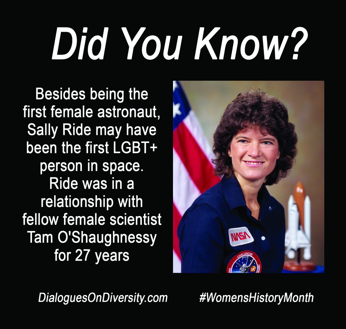 #WomensHistoryMonth #LGBT #LGBTQ #NASA #space #inclusion #diversity #TuesdayThoughts