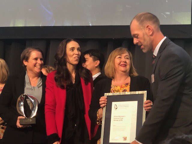 McleaKeith's tweet photo. Well done to the STRmix team for winning NZ’s premier science award - the Prime Minister’s Prize. Fantastic testament to their innovative thinking and dedication. Very proud of the team! https://t.co/spgDYuzEjz