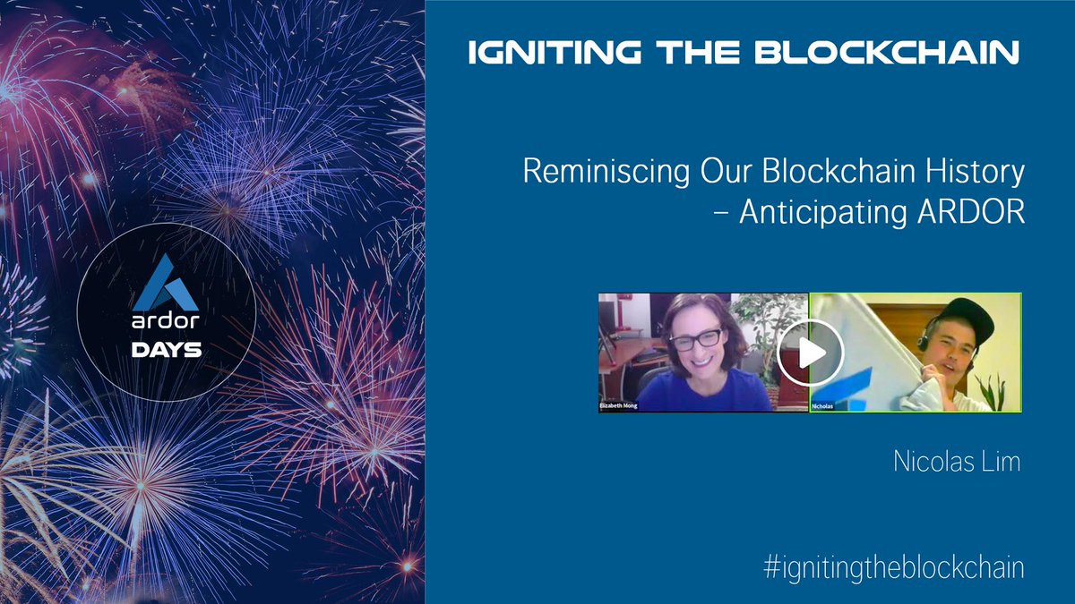 IgniteTheBlock's tweet photo. Nick Lim joins the #ArdorDays Celebration.  His position as a business consultant for a large international firm led him to the Ardor and NXT cryptocurrencies. He talks about his discoveries and his ideas for blockchain use cases. #ignitingtheblockchain
https://t.co/Cy1jerukqL https://t.co/gXa97BRm9d
