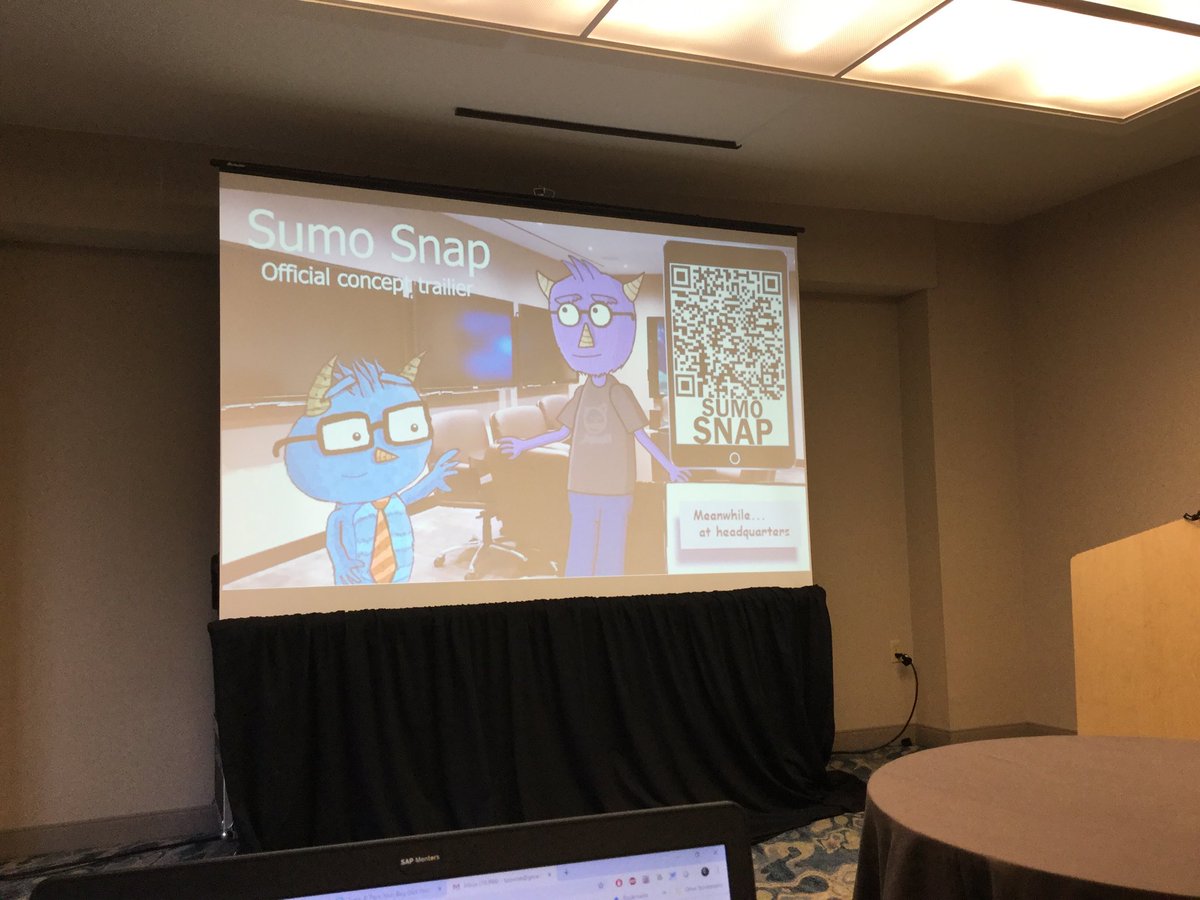 tpowlas's tweet image. Jason Shearer develops his own cartoons #BIAConf - project Sumo, real time dashboards, “they have rocket scientists - snap dashboard with phone to add to your personal slide deck :)
