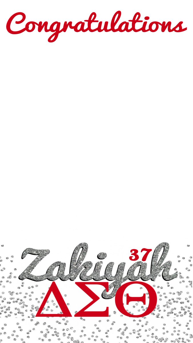 TCreationsDesi1's tweet photo. Congratulations Zakiyah on crossing Delta Sigma Theta Sorority, Inc. ❤️! Thank you for purchasing your filter from T Creations & Designs !#ProbateSnapchatFilter #DeltaSnapchatFilter #DeltaIota #GramDelta #DST #DeltaSigmaThetaSororityInc #CustomSnapchatFilter #TCreationsandDesigns https://t.co/wpkJ6maVV6