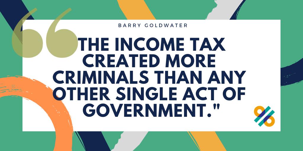 TLR_League's tweet photo. Barry Goldwater is right! In some countries, tax agents are rewarded by tax #bonus, which motivates them to "invent" fictitious fraud and thus generates #unfair tax. That's also why we founded TLR @TLR_League -- we saw so many tragedies that have lasted for more than 20 years!! https://t.co/EHgYKC4rvz