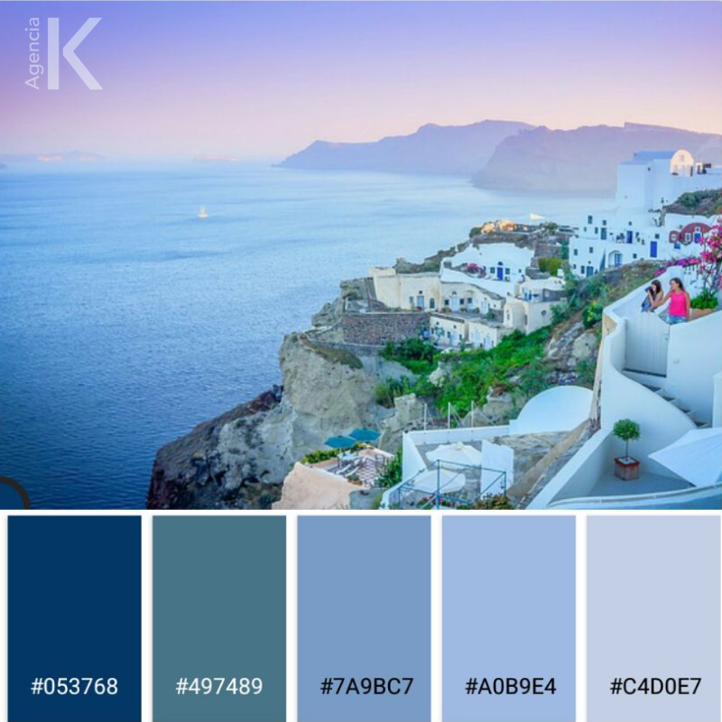 AgenciaKrece's tweet photo. Una paleta de colores con azules, ideal para logos y webs corporativas. En Marketing se emplea en muchos logotipos como Facebook o Twitter.
Transmite confianza y pureza.
https://t.co/mCmnhG2iGD
#Paginasweb #Codigosdecolor #Marketingdigital #psicologiadelcolor #redessociales https://t.co/Mgzj8uKtsQ
