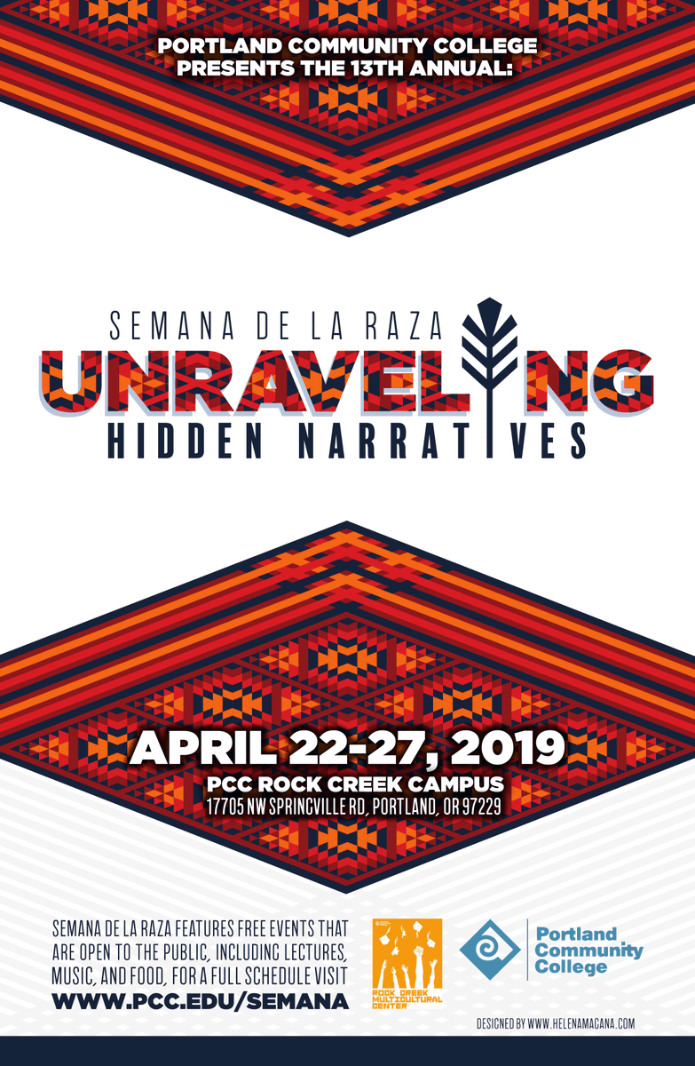 One of the year's signature events at PCC's Rock Creek Campus, Semana de la Raza is a week-long celebration of Latinx cultures and communities in the greater Portland metro area. Check out pcc.edu/semana for the event schedule, more info, or to get involved!