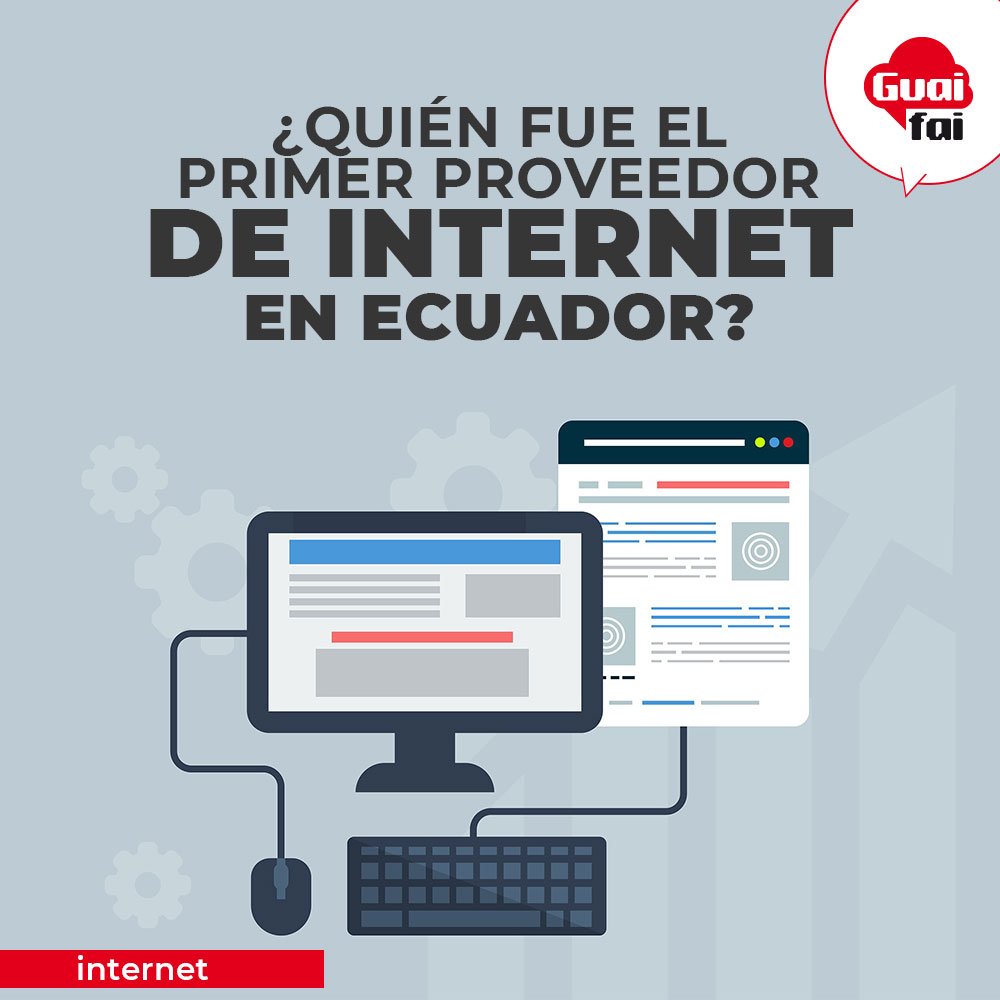 GuaiFaiEC's tweet photo. A principios de la década de los noventa, Ecuador comenzó a utilizar Internet. ¿Qué empresa fue la primera en proveer de este servicio al país? » https://t.co/lm5ppnLKWW https://t.co/VL5PBciN2B
