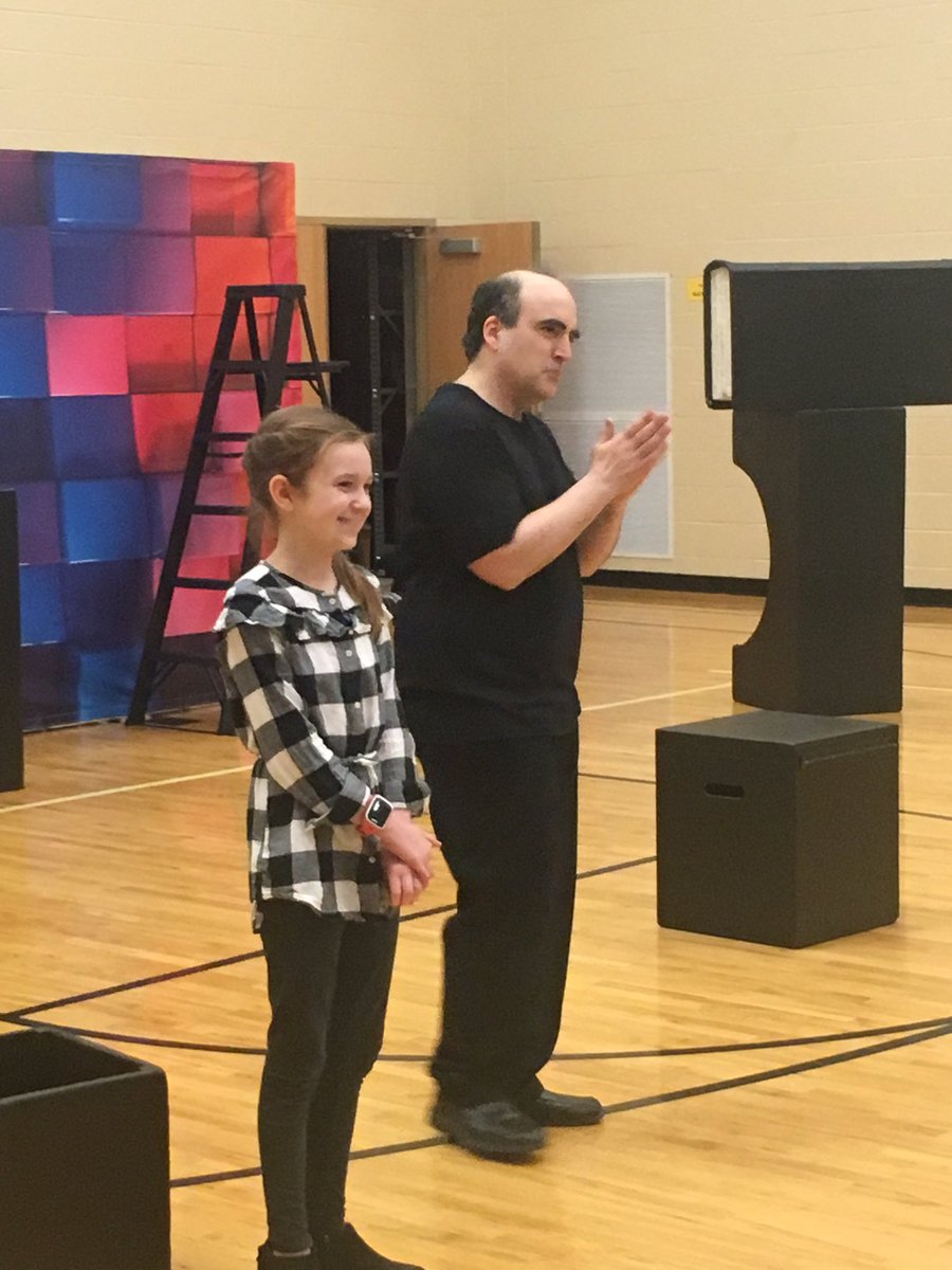 MrsHallock's tweet photo. Congratulations to our Kidscript authors: Maggie Bixler and Kori Swihart! #NorthropProud https://t.co/4CS527xUnF