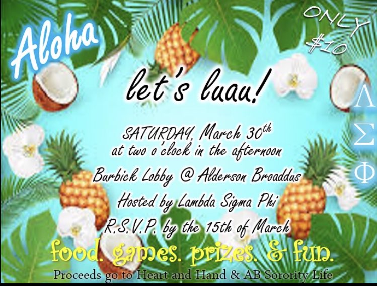 Sweet treats and sunshine. What more could you ask for? RSVP to <a href="/megavery_/">Megan Avery</a> or any Lambda Sigma Phi member💚