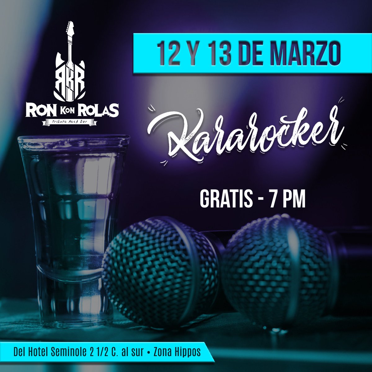 Esta noche damos inicio a los #KaraRocker de la semana, sube al escenario sin miedo e interpreta a tus artistas favoritos, empezamos a las 7 pm, entrada gratis.

#Karaoke #Rock #NocheRockera #Bar #RkR #TributoRockBar