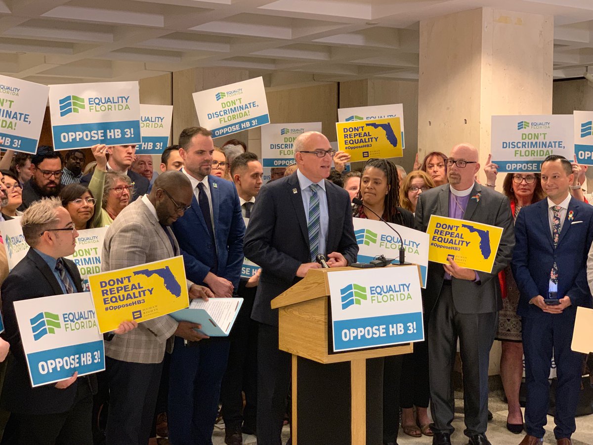 HRC was in Tallahassee to encourage lawmakers to protect the rights of LGBTQ Floridians.