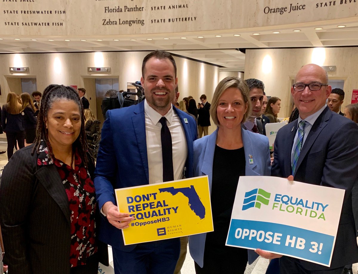 HRC was in Tallahassee to encourage lawmakers to protect the rights of LGBTQ Floridians.