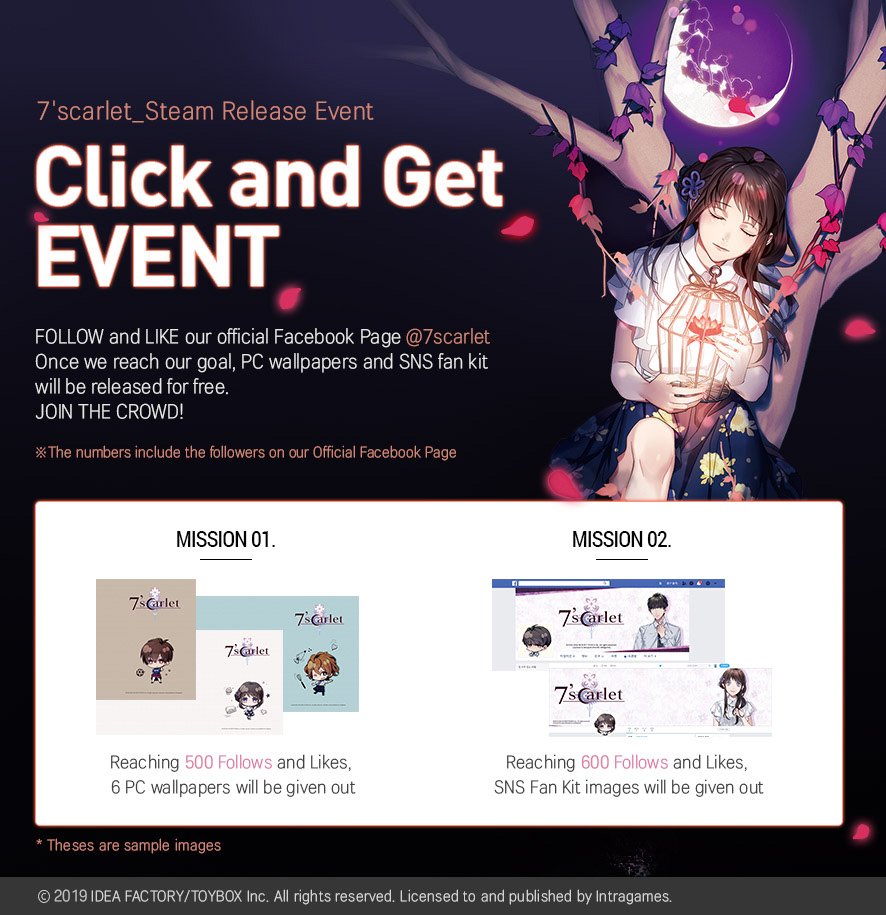 intragames_int's tweet photo. 7'scarlet is finally out now!!!🤩🤩🤩
Share this great news to your friends!
A special release event is going on our official Facebook page,
Check this out!
https://t.co/2W9VylfscZ https://t.co/9djfeWuRw4