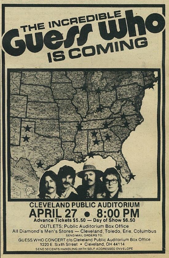 John Skrtic (@skrticx) on Twitter photo The Incredible <a href="/theguesswho/">The Guess Who</a> is Coming. <a href="/CLE_Auditorium/">CLE PublicAuditorium</a> . April, 1975. Found <a href="/Cleveland_PL/">Cleveland Public Library</a> in Exit. <a href="/thiswascle/">This Was Cleveland</a> <a href="/rockhall/">Rock & Roll Hall of Fame</a> The Incredible <a href="/theguesswho/">The Guess Who</a> is Coming. <a href="/CLE_Auditorium/">CLE PublicAuditorium</a> . April, 1975. Found <a href="/Cleveland_PL/">Cleveland Public Library</a> in Exit. <a href="/thiswascle/">This Was Cleveland</a> <a href="/rockhall/">Rock & Roll Hall of Fame</a>