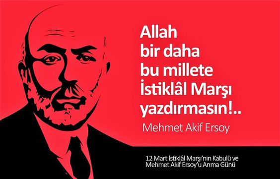 MetinSertek's tweet photo. 🇹🇷 Şanlı bayrağımızın göklerde dalgalanmasına anlam katan İstiklal Marşımızın kabulünün 98. yıl dönümünü kutlar, milli şairimiz #MehmetAkifErsoy’u sevgi, saygı ve rahmetle anarız. 

#istiklalmarsı98yasında #AnlamanGerekenŞu https://t.co/GOIlsAgiQb