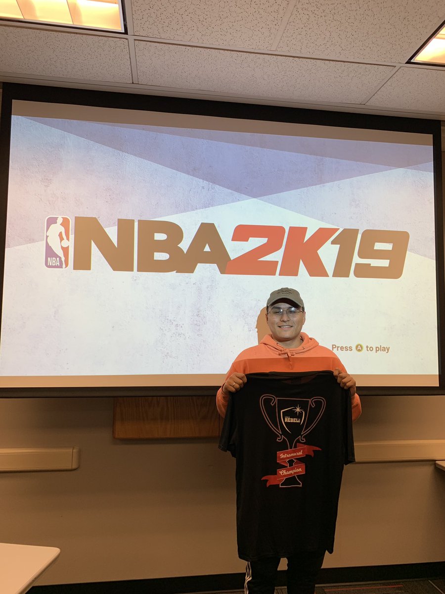 UNLVRebelRec's tweet photo. s/o @UNLV student, Ethan Cruz, on winning first place at the XBOX @NBA2K Tourney last night! ๐๐น๐ฅ๐ And, thanks to all that participated! #eSports #SRWC #HowDoYouRec https://t.co/tTrR9RbnNM