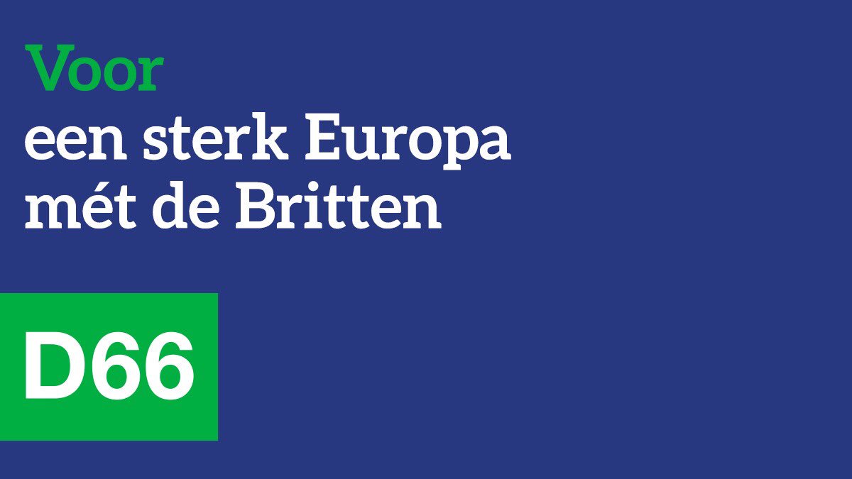 D66's tweet photo. "Brexit levert niets op behalve een steeds groter worden de chaos. En daarom zeg ik: Doe. Het. Niet. Britse vrienden, blijf in de EU!" 🇪🇺

Vicepremier @KajsaOllongren op het #D66congres. #Brexit https://t.co/SOXm15S9Qo