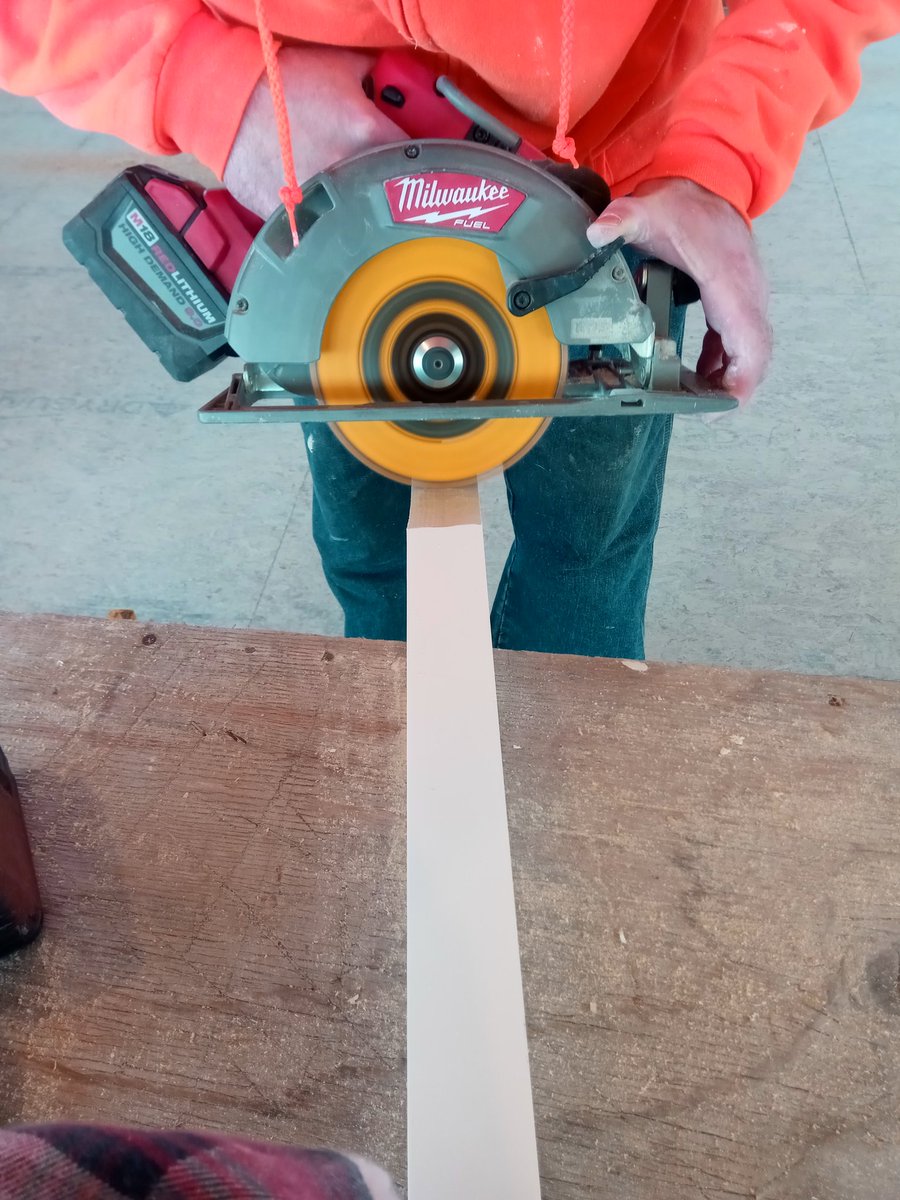 KAatMABC's tweet photo. Precision finish carpentry today, and a preview of things to come. https://t.co/YDRcxU8ohP