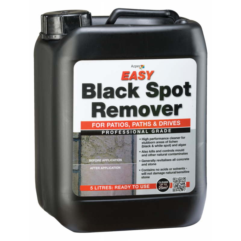 Easy Black Spot Remover by Aspects, a specialist cleaner for removing Lichen (Black and White Spot) that regular paving cleaners can't shift - available now from Tongue Lane #SpringClean more product info here... youtu.be/MI_pluouaQk