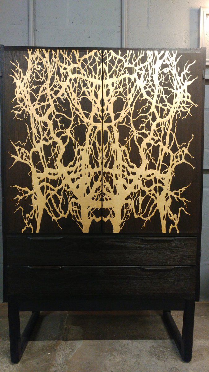 TheHouseofUp's tweet photo. And at No. 1 this week in the #UpcycledHour #Top3RTdImage league, its Gary Lincoln of @greeninmind1 with this hauntingly gorgeous hand painted cabinet - 11RTs and 32Likes secured your place as this week's winner, well done Gary, fabulous work as ever! https://t.co/WLKUAJXaYH
