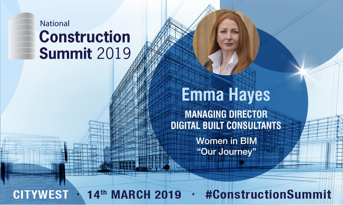 Women in BIM - want to know more about this hot topic?? Come hear what the brilliant Emma Hayes has to say about recent developments in this area! 👌🏽👌🏽 We'll see you on 14th March! 

#ConstructionSummit     <a href="/EmmaHay68943842/">Emma Hayes</a>