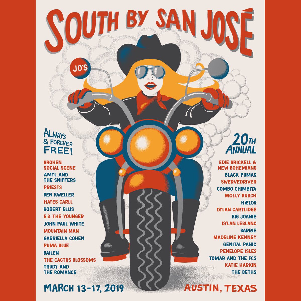 hayescarll's tweet photo. There’s no shortage of opportunities to catch the band and me this week at @SXSW. If you’re in Austin pick a show, or seven, and come join us. https://t.co/5uo264zQIo