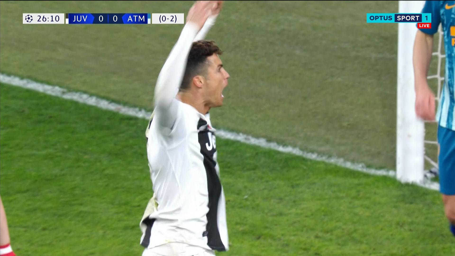 Cristiano Ronaldo goal, Juventus 1 - Atlético de Madrid 0