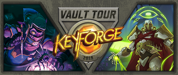 FFGOP's tweet photo. The first North American Vault Tour takes place this weekend at Emerald City Comicon in Seattle!
Given that the main event is using the Sealed Solo format and variant, what combination of houses do you think will win it all?
#KeyForge #KeyForgeOP
https://t.co/FNNJ7Ejxp9 https://t.co/RuQuZmH1BL