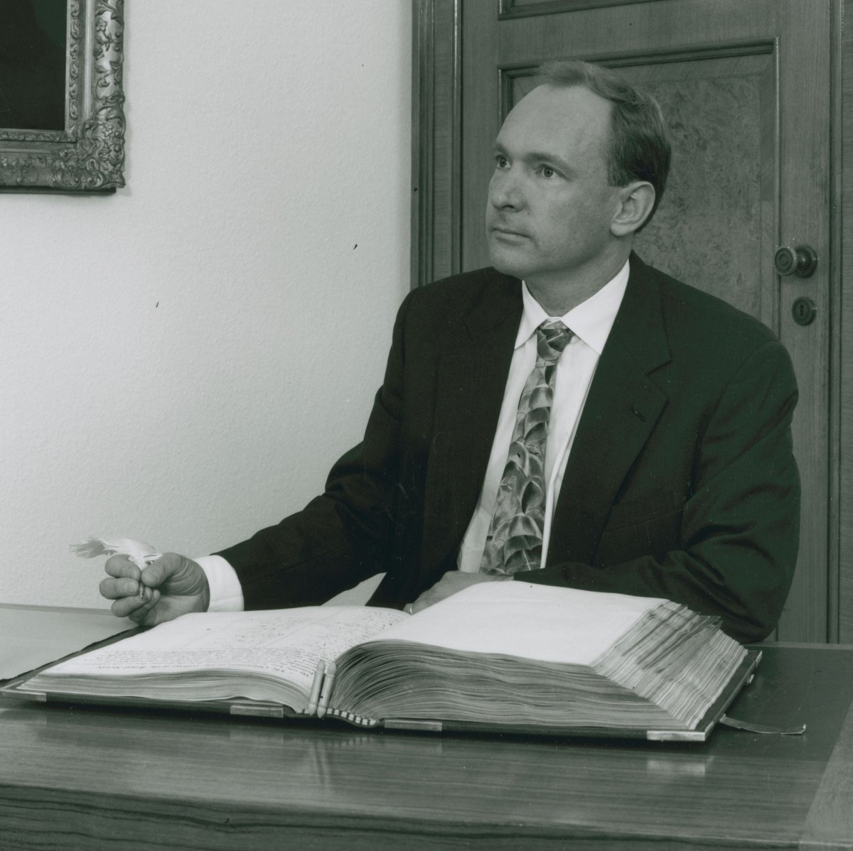 royalsociety's tweet photo. "The Web does not just connect machines, it connects people."
Tim Berners-Lee FRS on the World Wide Web which he created #OnThisDay in 1989. He was elected to the Fellowship in 2001 after winning the Royal Medal for his work https://t.co/I50SrbfiqS #Web30 https://t.co/ItSjj3hgga