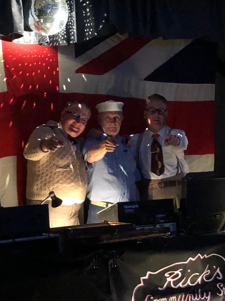 bigofest's tweet photo. The Kings of swing in the 1940s tent #1940s #vintageworld #swing https://t.co/jCiauEIfCv