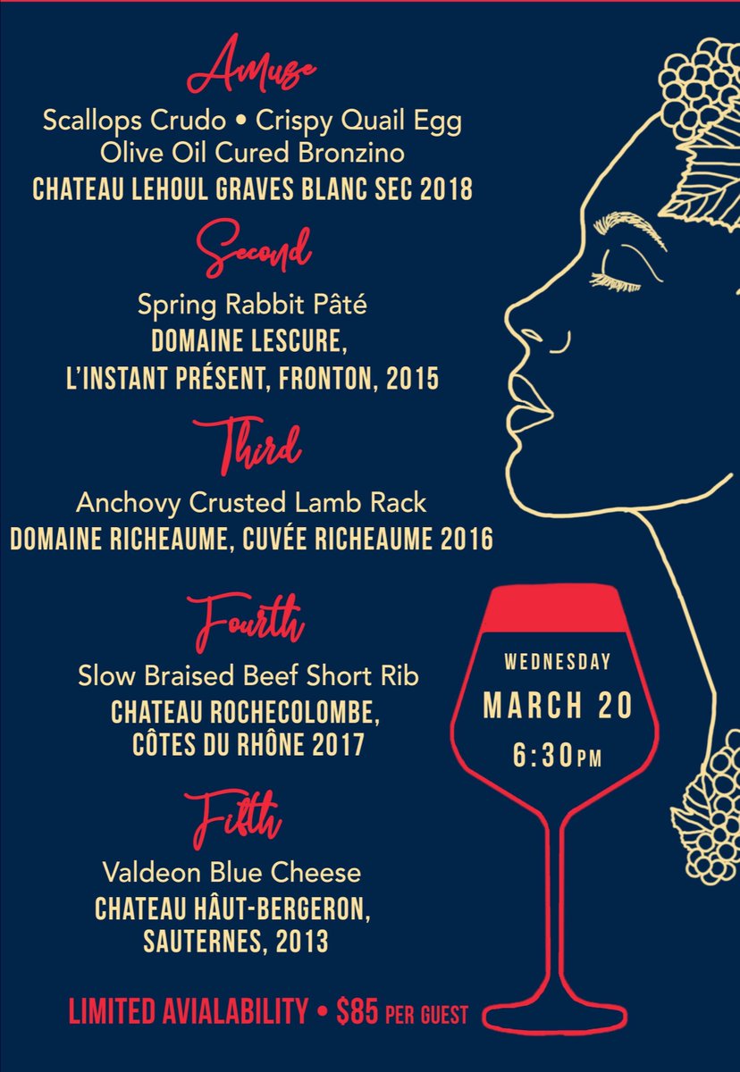 CafeParizade's tweet photo. Dreaming of vineyards &amp; petit bistros? Transport yourself to the South of France on March 20th &amp; join us for our 5-course South of France wine dinner hosted by French wine connoisseur, Jean-Christian Rostagni. Limited seats available, call to reserve! 

https://t.co/P9D3ADjBkE https://t.co/n2qzZbLBfA