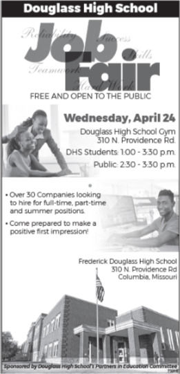 jeremiahsettles's tweet photo. .@PStieple @mbaumstark @DrErycaNeville @HesseKerry The @CPS_DouglassHS Job Fair is coming soon! Mark your calendars for April 24th, 1:00 - 3:30. More info to come! #cpsbest #dhslearns #getajob https://t.co/qEyq5JYIyl