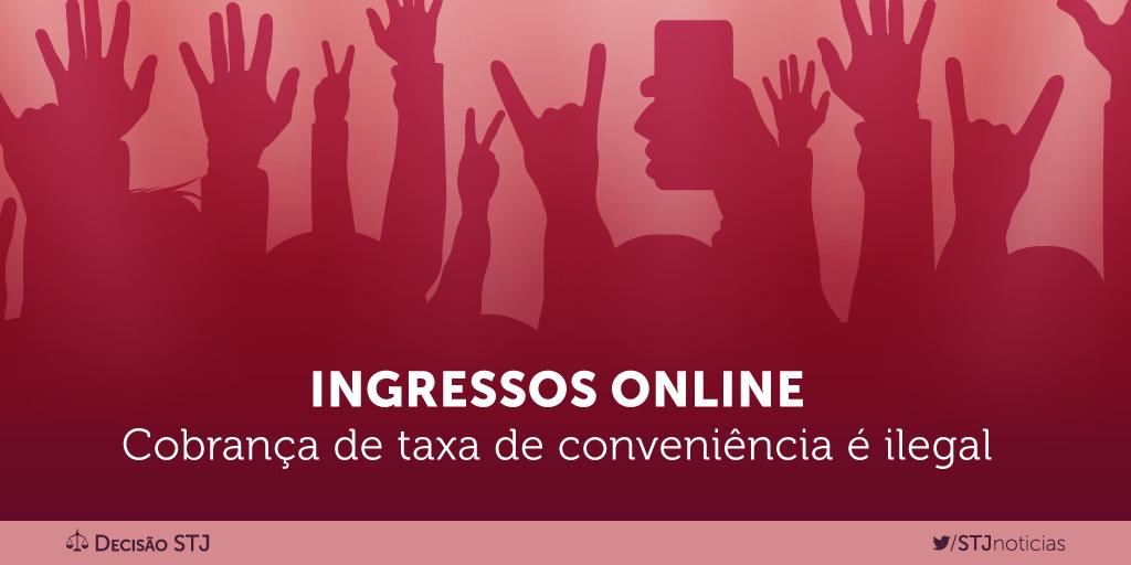 A Terceira Turma do STJ define que a responsabilidade pelo pagamento da taxa de conveniência é das empresas promotoras dos eventos e não do consumidor, pois elas são as principais beneficiadas com o negócio. A decisão tem validade em todo o território nacional.