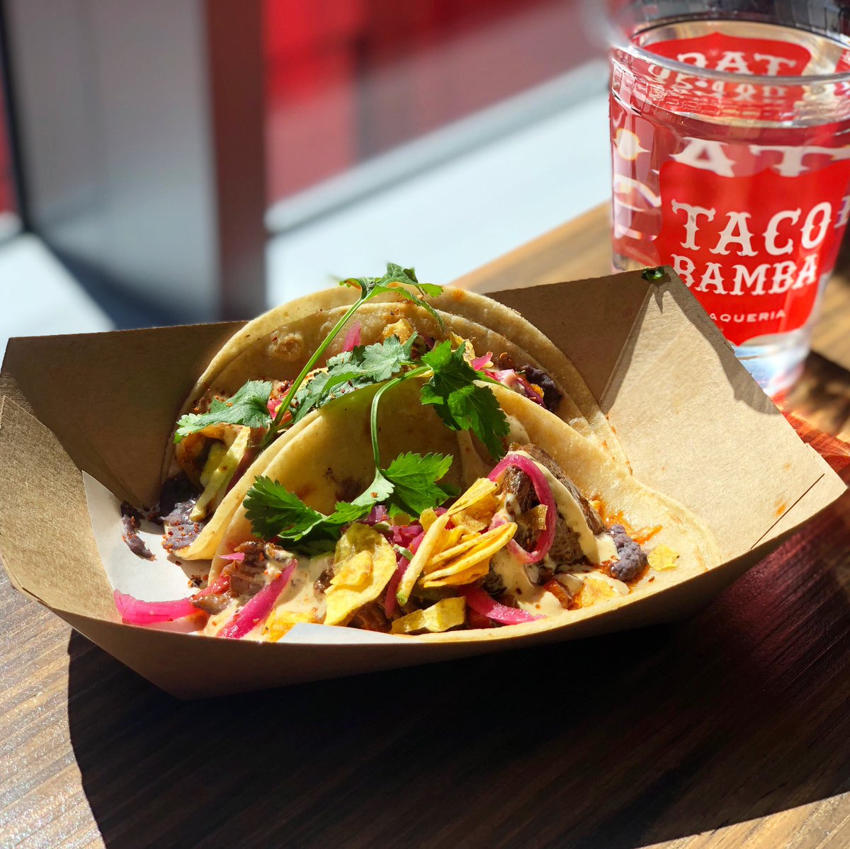 TidbitSocial's tweet photo. Be sure to stop by @TacoBamba and order the #VivaVenezuela Taco to help feed Venezuelan Refugees @WCKitchen #ChefsForVenezuela https://t.co/1psBXAZKVs