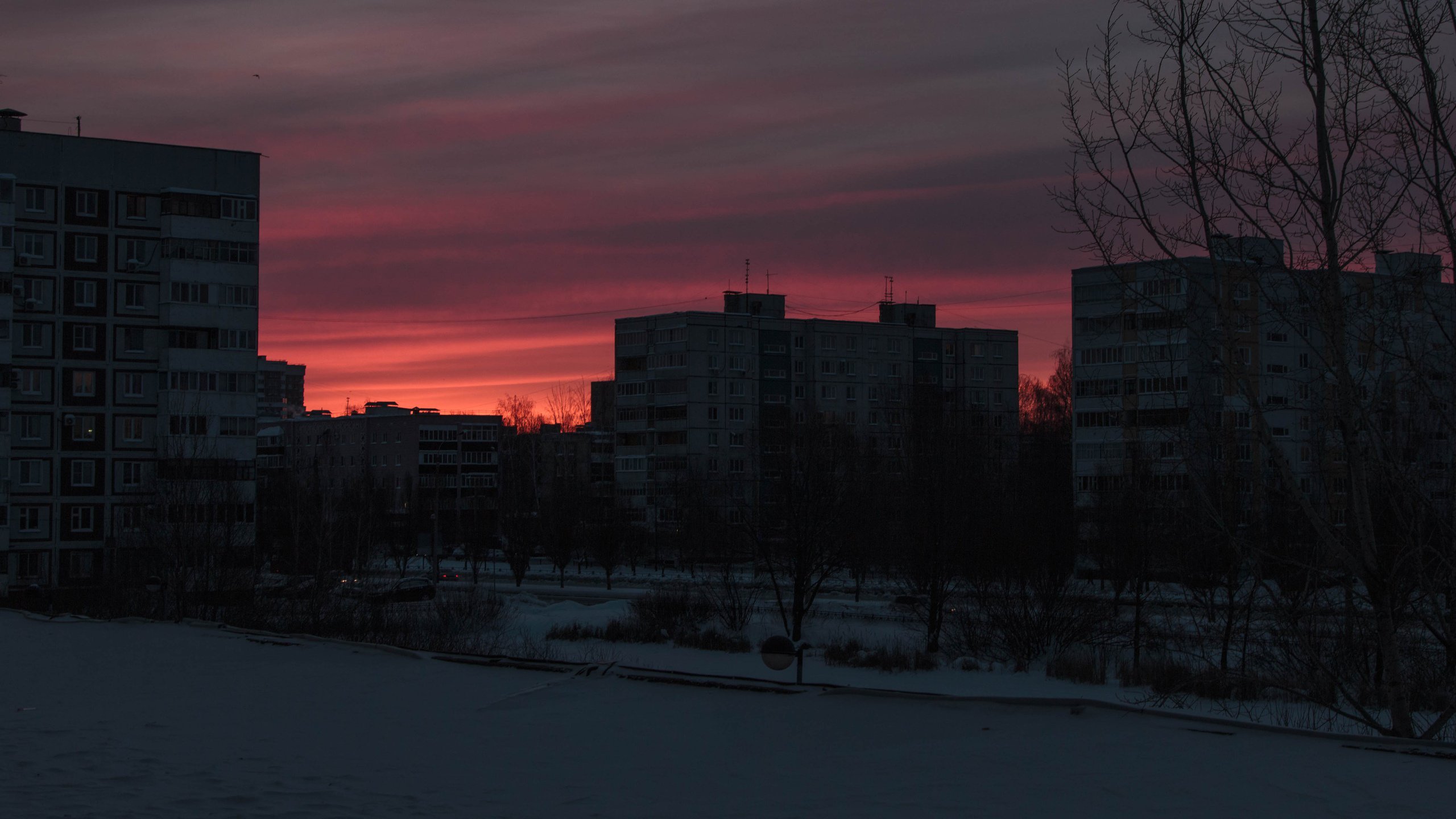 Панельки вечером