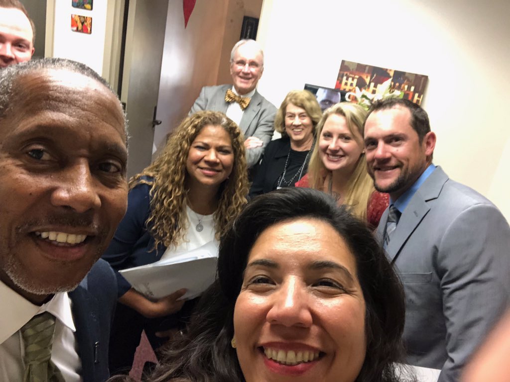 LeadingAgeSE's tweet image. #LeadingAgeFL members meeting with Sen. @darrylrouson to discuss Sadowski and other issues. #Session2019