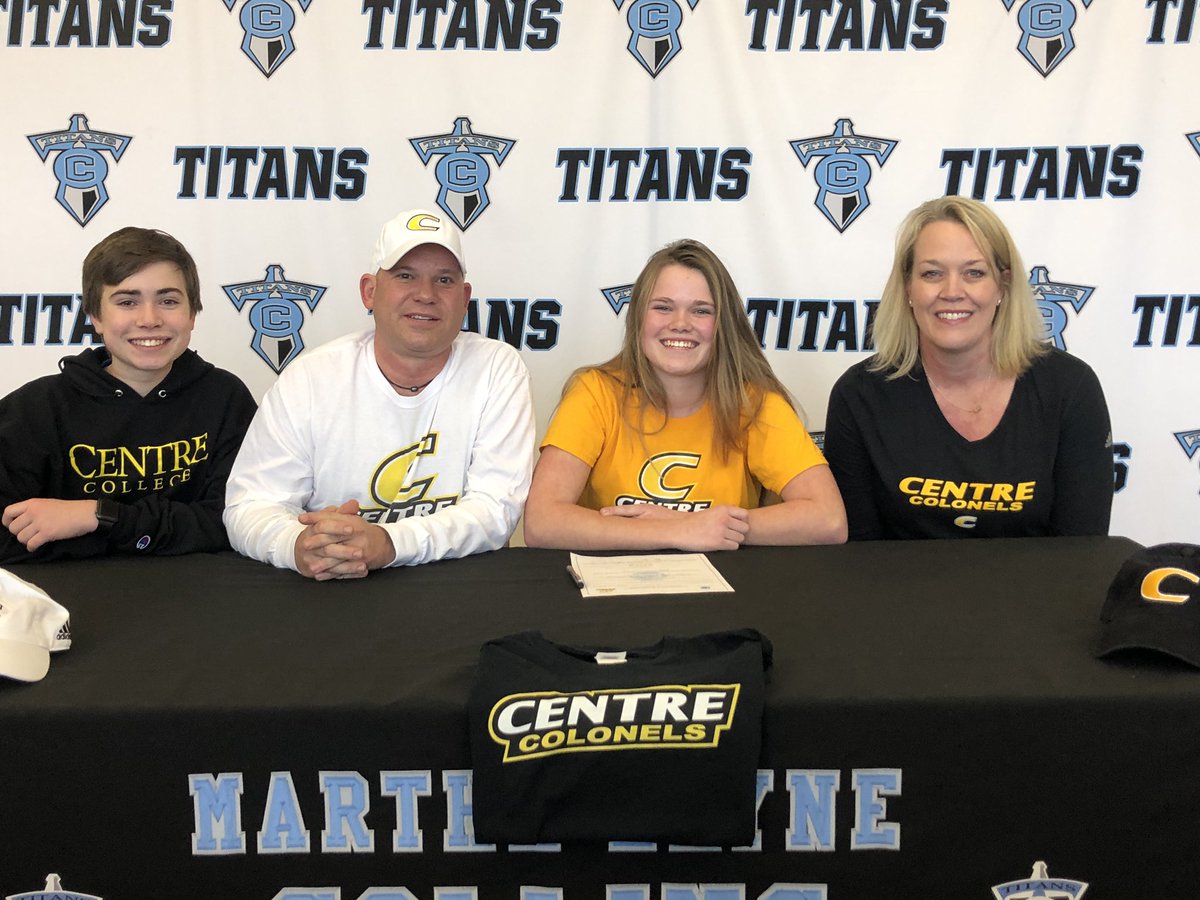 MLCHS_Athletics's tweet photo. Congratulations to Rylee Suttor and her family as she signs with @CentreWGolf.
#LetsGoTitans @MLCHSgirlsgolf https://t.co/j3kFWXz9m1