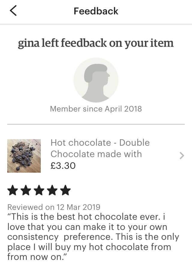 So nice to receive such fantastic feedback from one of our customers today, Siocled is always the answer 😍 #siocled #chocolate #hotchocolate #siocledpoeth #hotdrink #wales #buylocal #uk