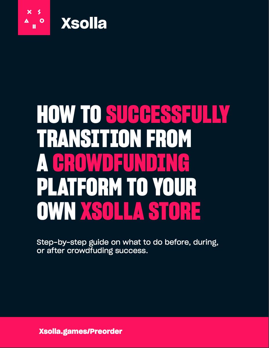 gamedevdotcom's tweet photo. After crowdfunding success, how do you transition to a long-term business? 

Check out this free guide from @xsolla for the answers! (sponsored)

https://t.co/UPmmo7Hzbl https://t.co/OWEJ9dbWwv