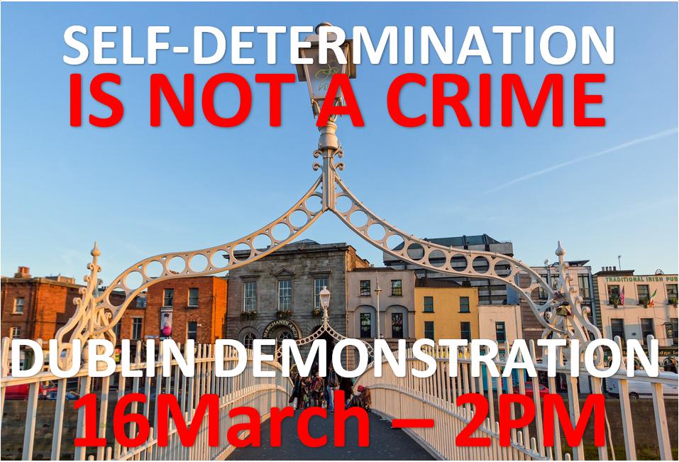 ❗️ANNOUNCEMENT📢 Join ANC Ireland this Saturday in solidarity with Catalan Political Prisoners
📍Ha'penny bridge
🕑 Saturday March 16th, 2PM