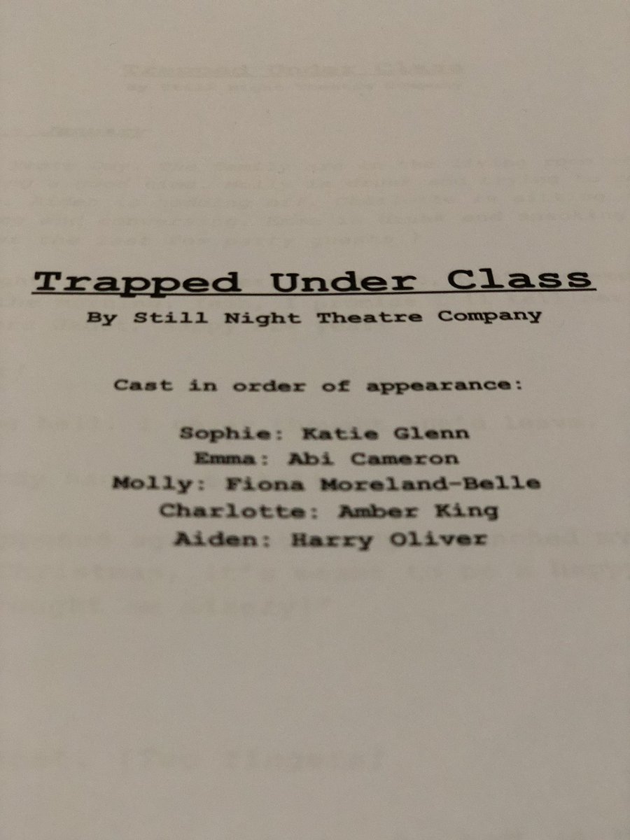 HOliverActor's tweet photo. Script is finally done!! So proud of what myself and the rest of @StillNightTC have been able to create. Can’t wait to show it! #flashtheatrefestival #writing #script #actors #theatre https://t.co/hYlsUf9d6H