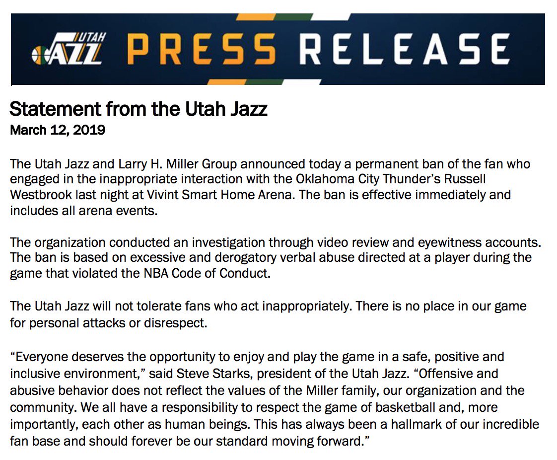 Utah Jazz on X: The atmosphere was tremendous. [Our fans] have been like  that all year, and I think tonight they hit a new high. —Quin Snyder  >>   / X