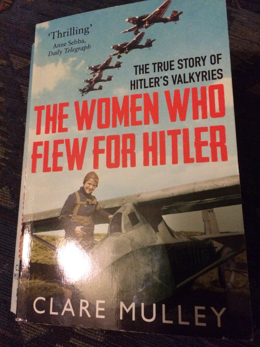 When you pick up a biography without any real expectations, but become so involved that when one of the two protagonists dies you actually gasp out loud...
A fantastic read- @claremulley 
#thewomenwhoflewforhitler